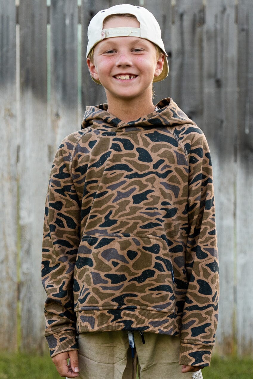 Youth camouflage hoodie sale