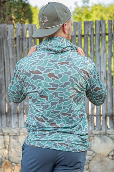 Fleece Hoodie - Retro Duck Camo – BURLEBO