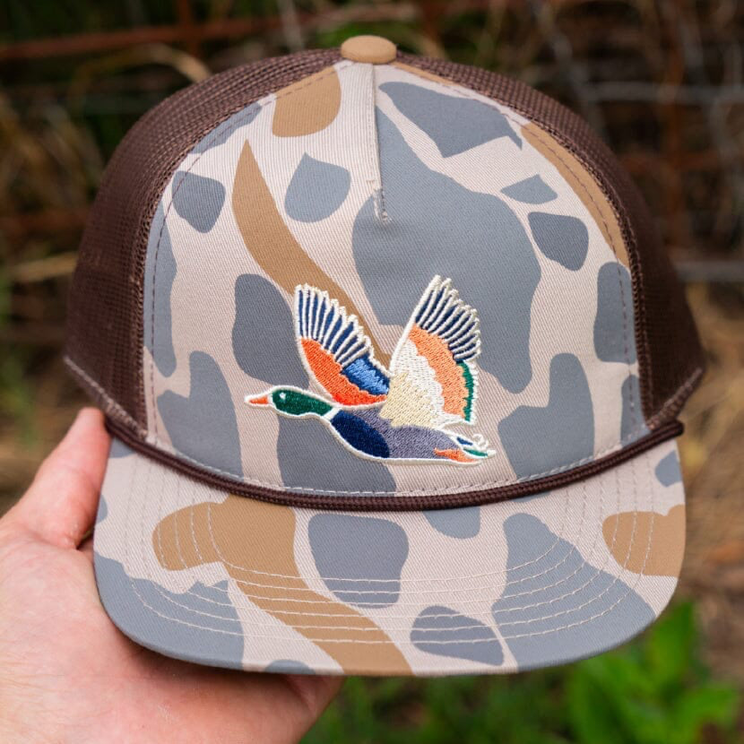 Burlebo Youth Cap Retro Camo Duck