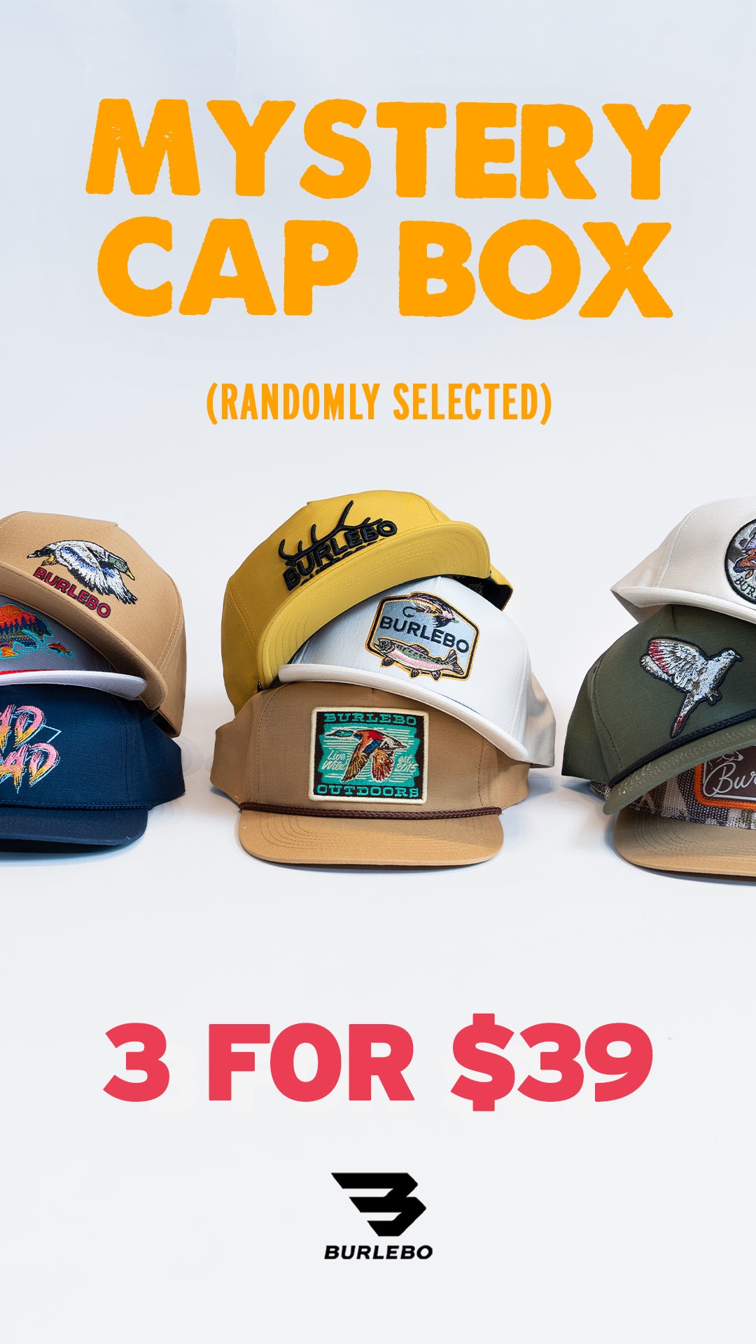 Mystery Cap Box - 3 for $39