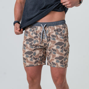 Athletic Short - Pintail Camo - Grey Liner