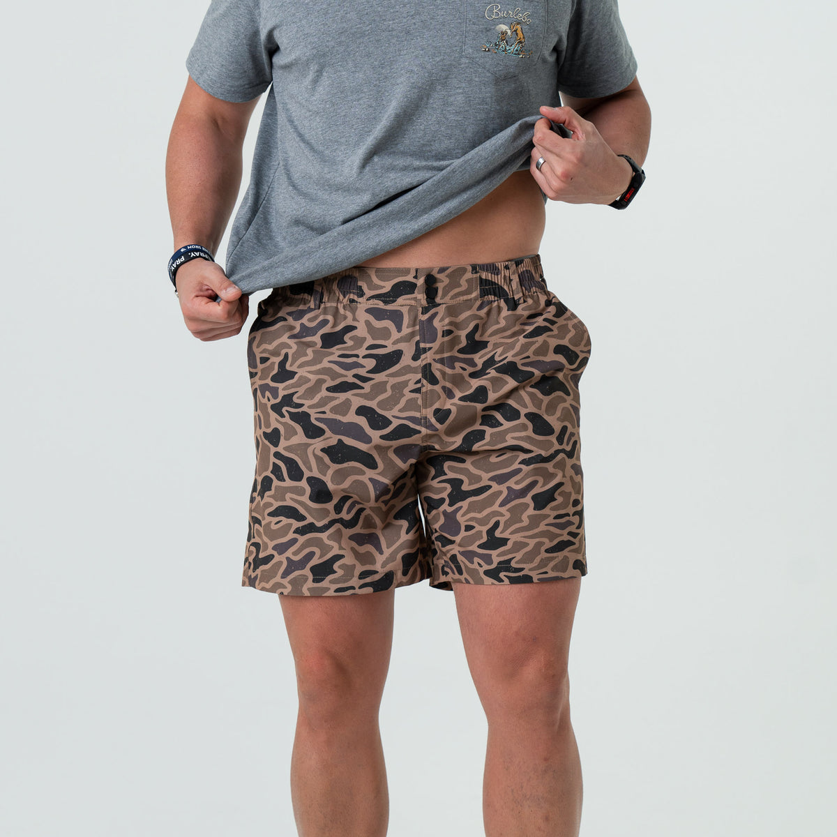 Everyday Short - Gauge Camo - Black Pocket