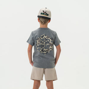 Youth Tee - Rad Dude - Dark Heather Grey