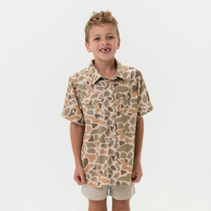 Youth - Performance Western Shirt - Venado Camo