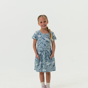 Youth Moxie Dress - Seaside Camo