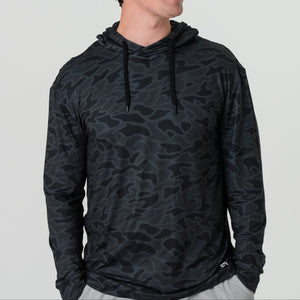 Performance Hoodie - Black Camo