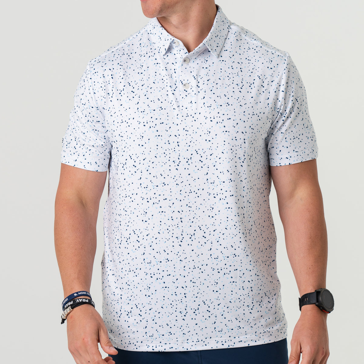 Performance Polo - White Speckled