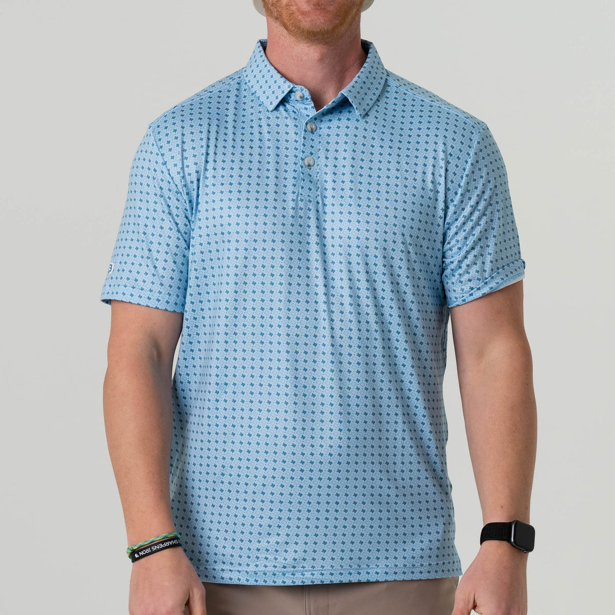 Performance Polo - Texas Light Blue