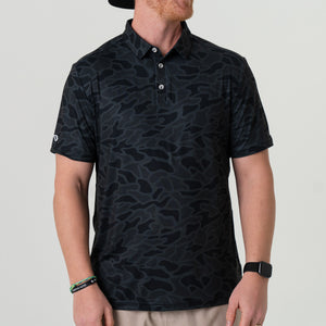 Performance Polo - Black Camo