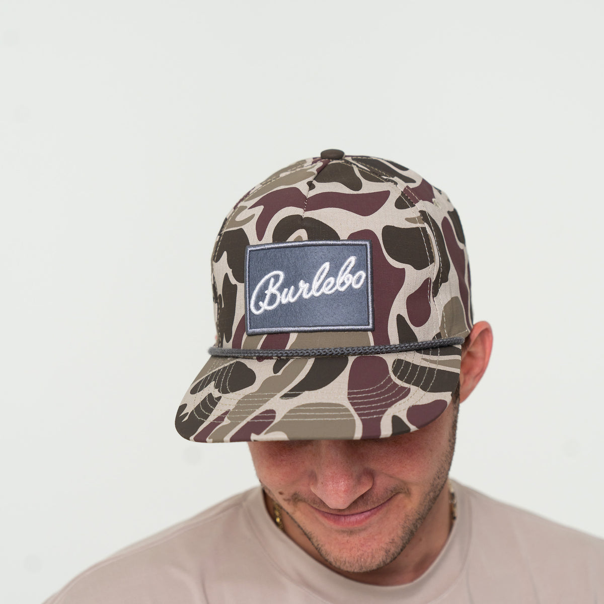 Cap - BURLEBO Grey Patch - Camo