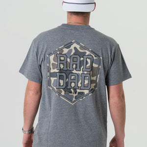 SS - Rad Dad Deer Camo - Dark Heather Grey