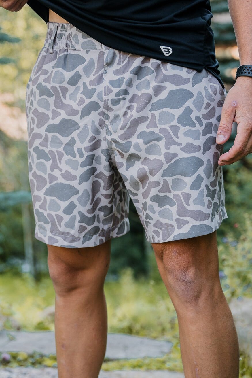 Everyday Short - Classic Deer Camo - Grey Pocket - BURLEBO