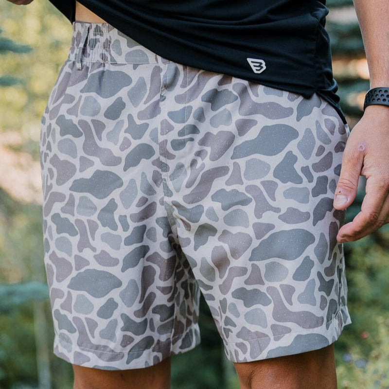 Everyday Short - Classic Deer Camo - Grey Pocket - BURLEBO