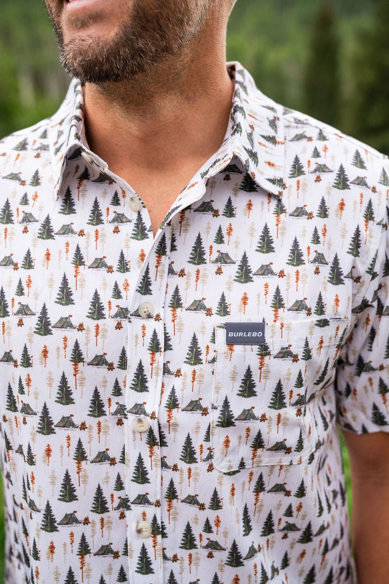 Performance Button Up - Camp Ground - BURLEBO