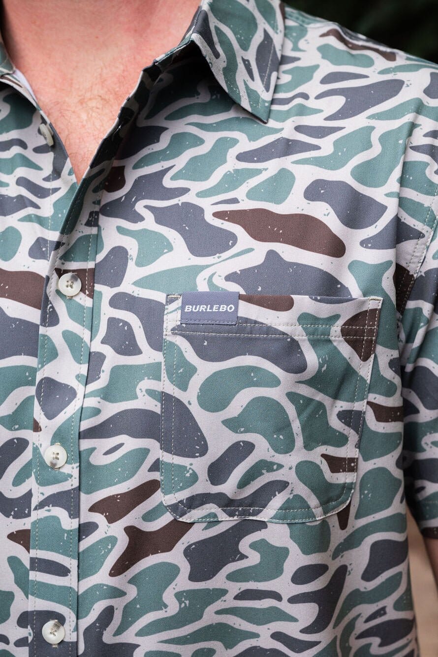 Five Brother Vintage store Duck Camo Button Up Shirt