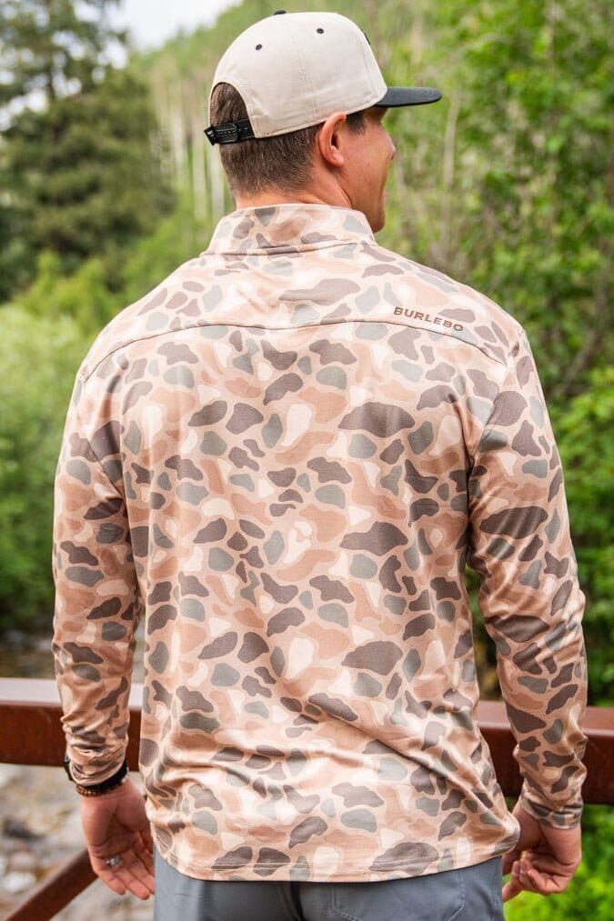 Performance Quarter Zip - Pintail Camo - BURLEBO