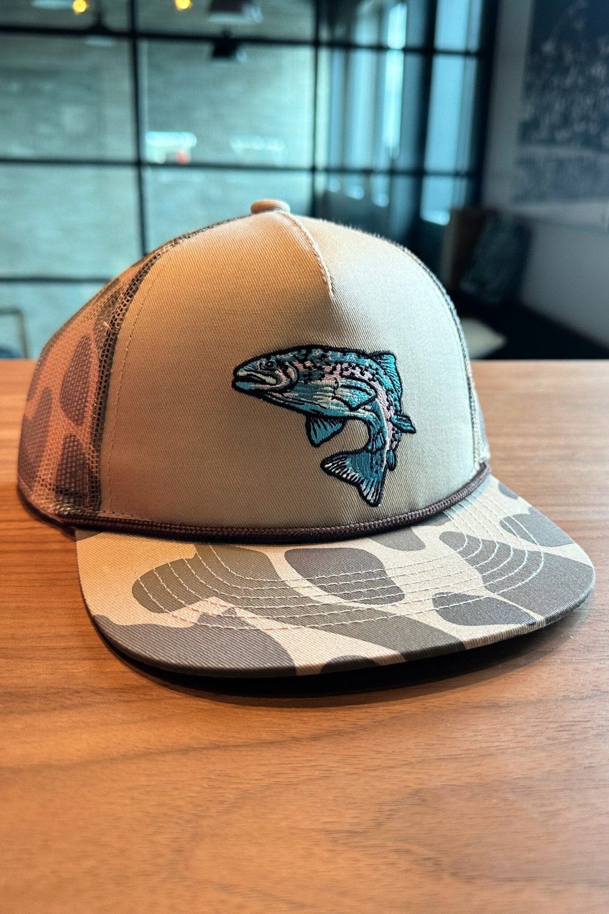 Youth Cap - Retro Camo Trout - BURLEBO