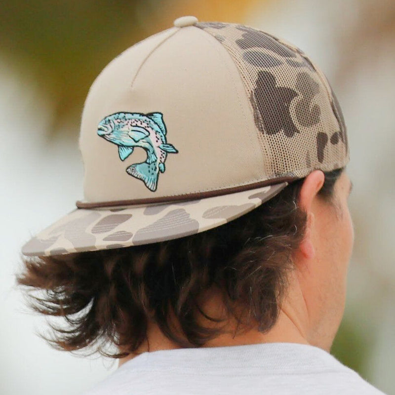 Cap - Retro Camo Trout - BURLEBO