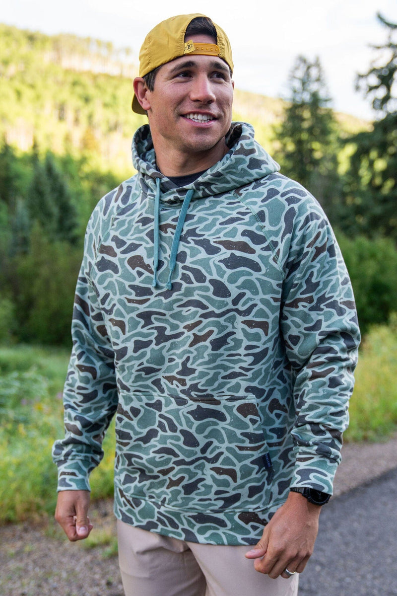 Burlebo Retro Duck Camo Performance Hoodie