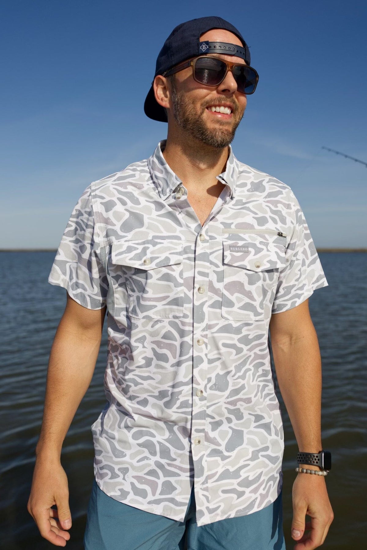 Fishing Real Men Do Fishing Blue Ocean Hawaiian Shirt - Trendy
