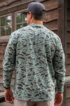 Burlebo Classic Deer Camo Shirt - Long Sleeve Antler Pocket XXXLarge