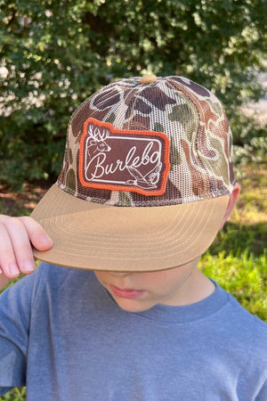 Youth Cap - Mesh Camo - BURLEBO