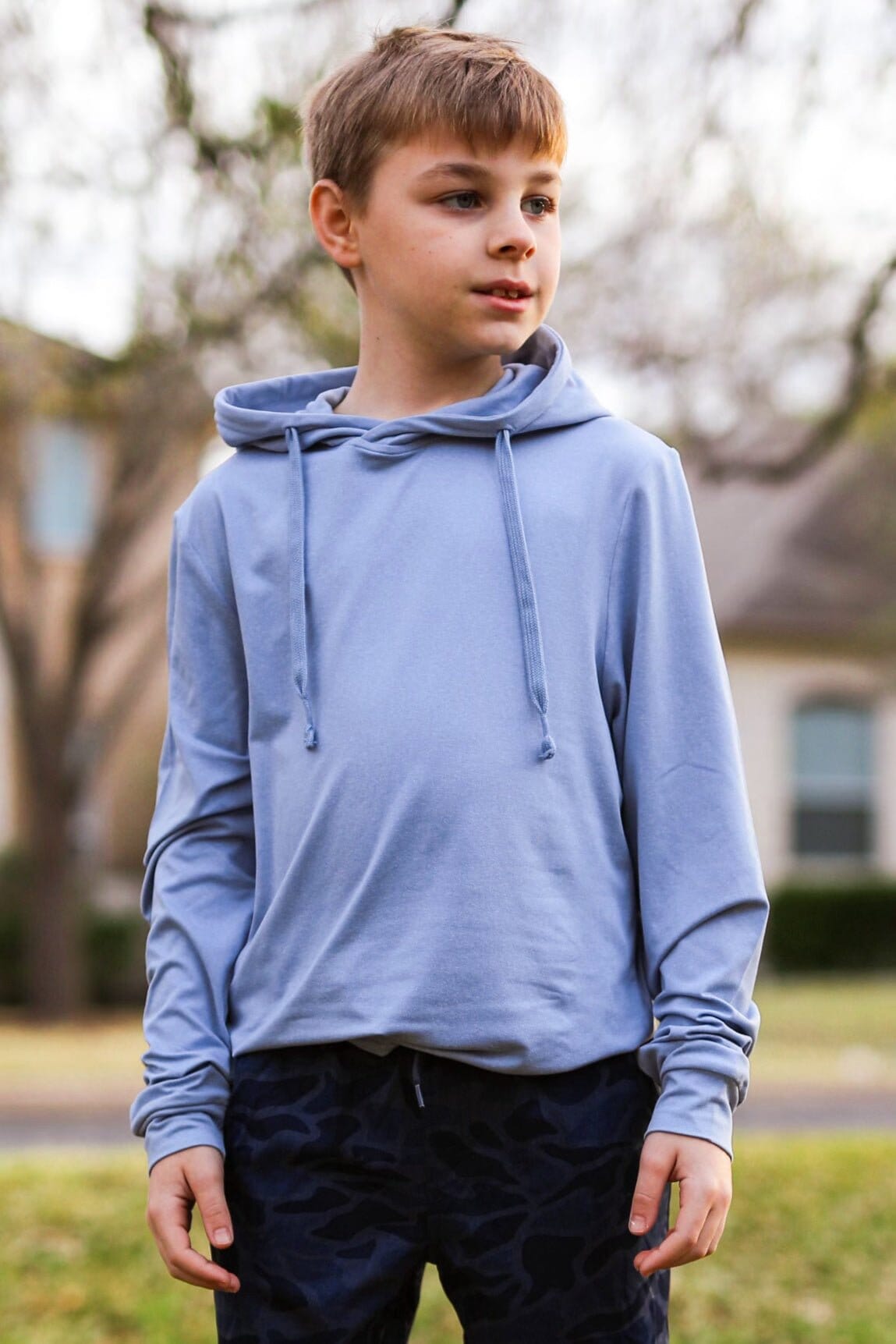 Youth Hoodie - Sky Blue – BURLEBO